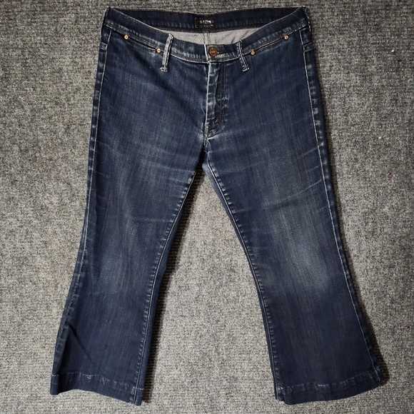 MOTHER‎ Dark Blue Capris - Picture 1 of 12